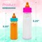 4E’s Novelty 2 Pack Baby Doll Bottles with Disappearing Milk & Juice, Baby Doll Accessories for Toddlers